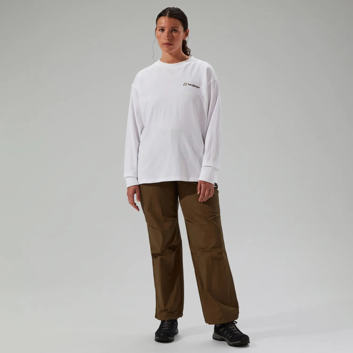 Berghaus Unisex Mera Peak Long Sleeve T-Shirt - White Discount
