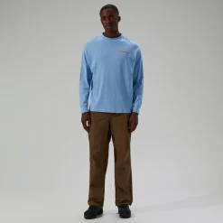 Berghaus Unisex Mera Peak Long Sleeve T-Shirt - Blue Discount