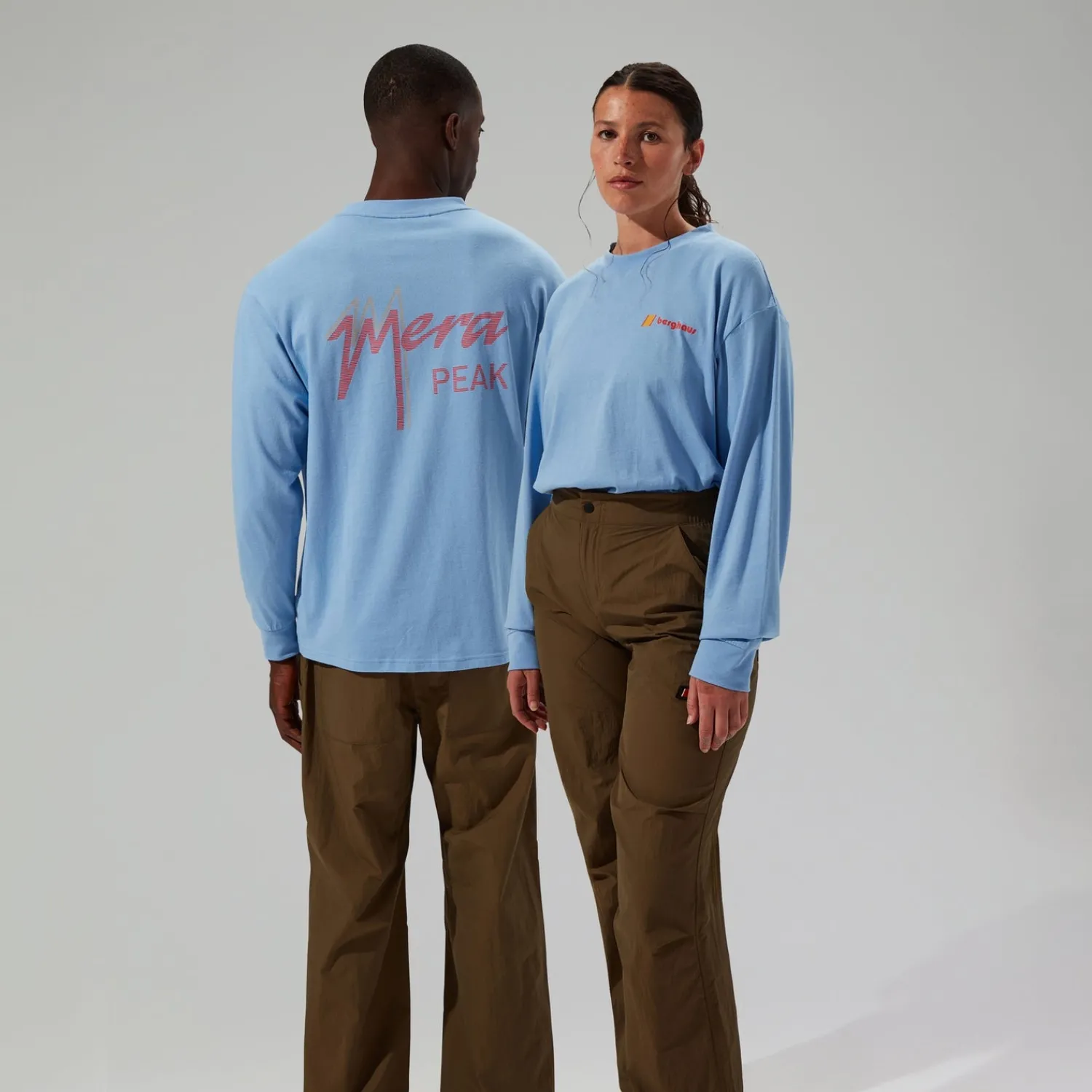 Berghaus Unisex Mera Peak Long Sleeve T-Shirt - Blue Discount