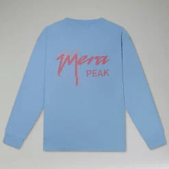 Berghaus Unisex Mera Peak Long Sleeve T-Shirt - Blue Discount