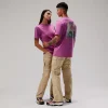 Berghaus Unisex MTN Zine Short Sleeve Tee - Purple Fashion