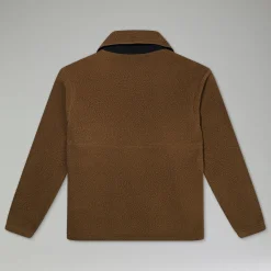 Berghaus Unisex Rhynie Aztec Half Zip Fleece - Brown/Black Clearance