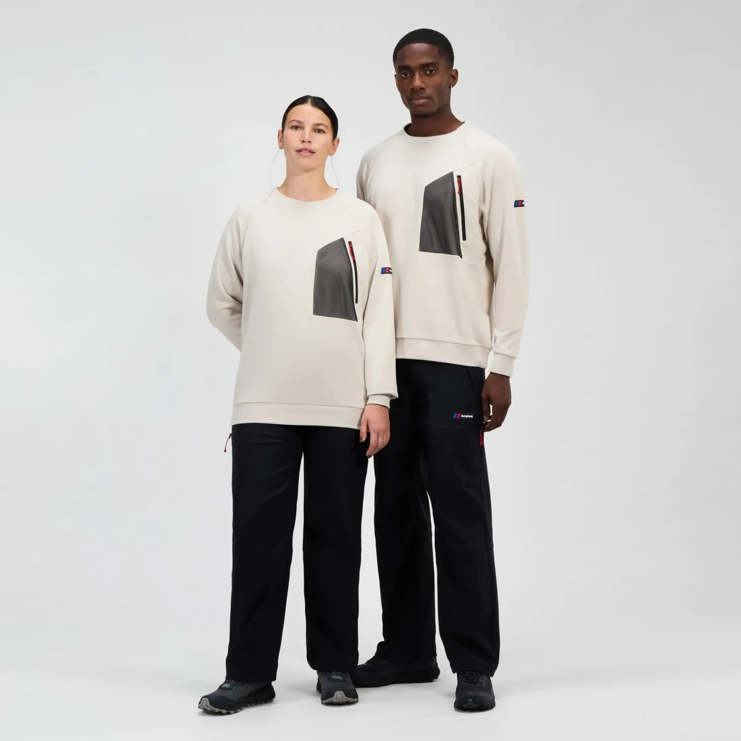 Berghaus Unisex Storm 25 Crew Sweater - Grey Hot