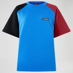 Berghaus Unisex Storm 25 Short Sleeve Tee - Blue/Red New