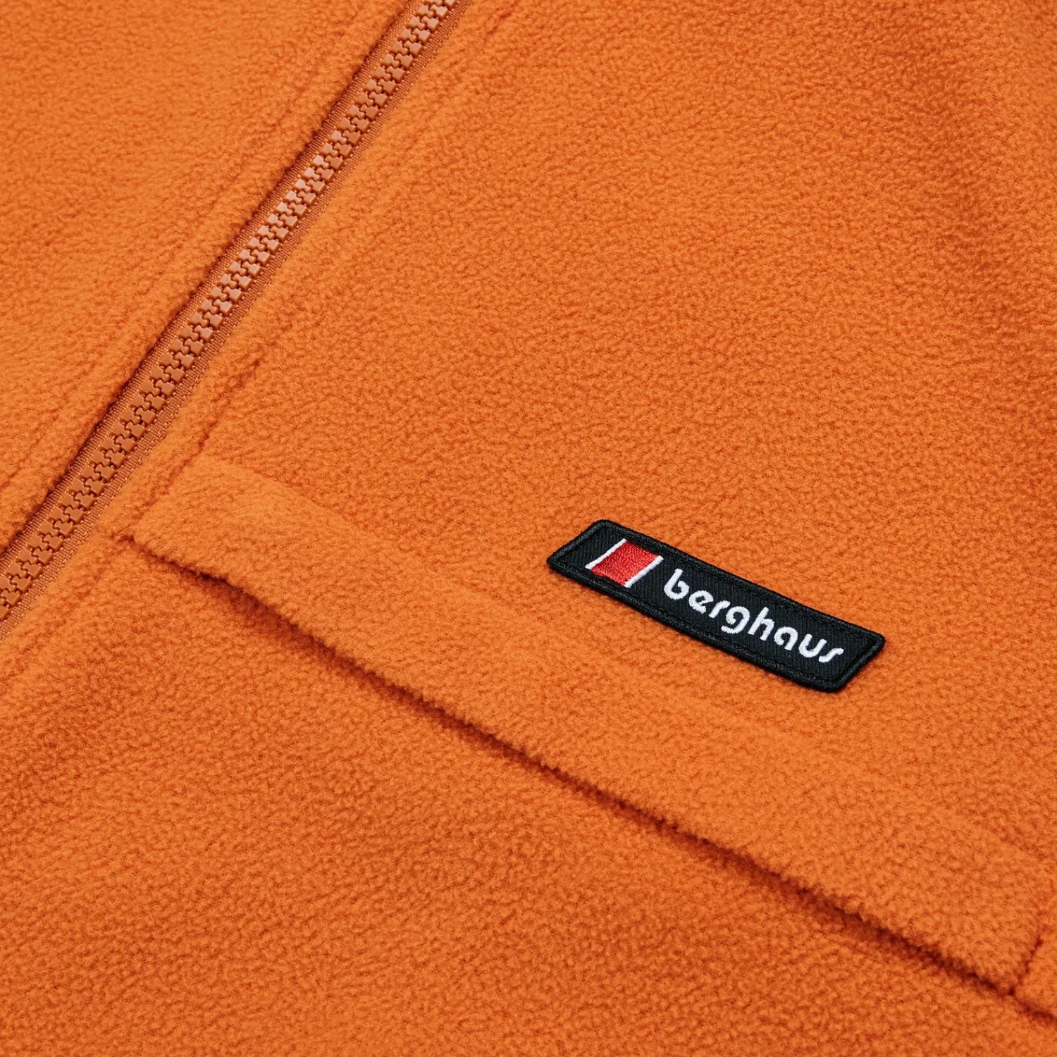 Berghaus Unisex Sunned Peak Interactive Fleece - Orange Fashion