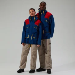 Berghaus Unisex Trango Gore-Tex Waterproof Jacket - Blue/Red Hot