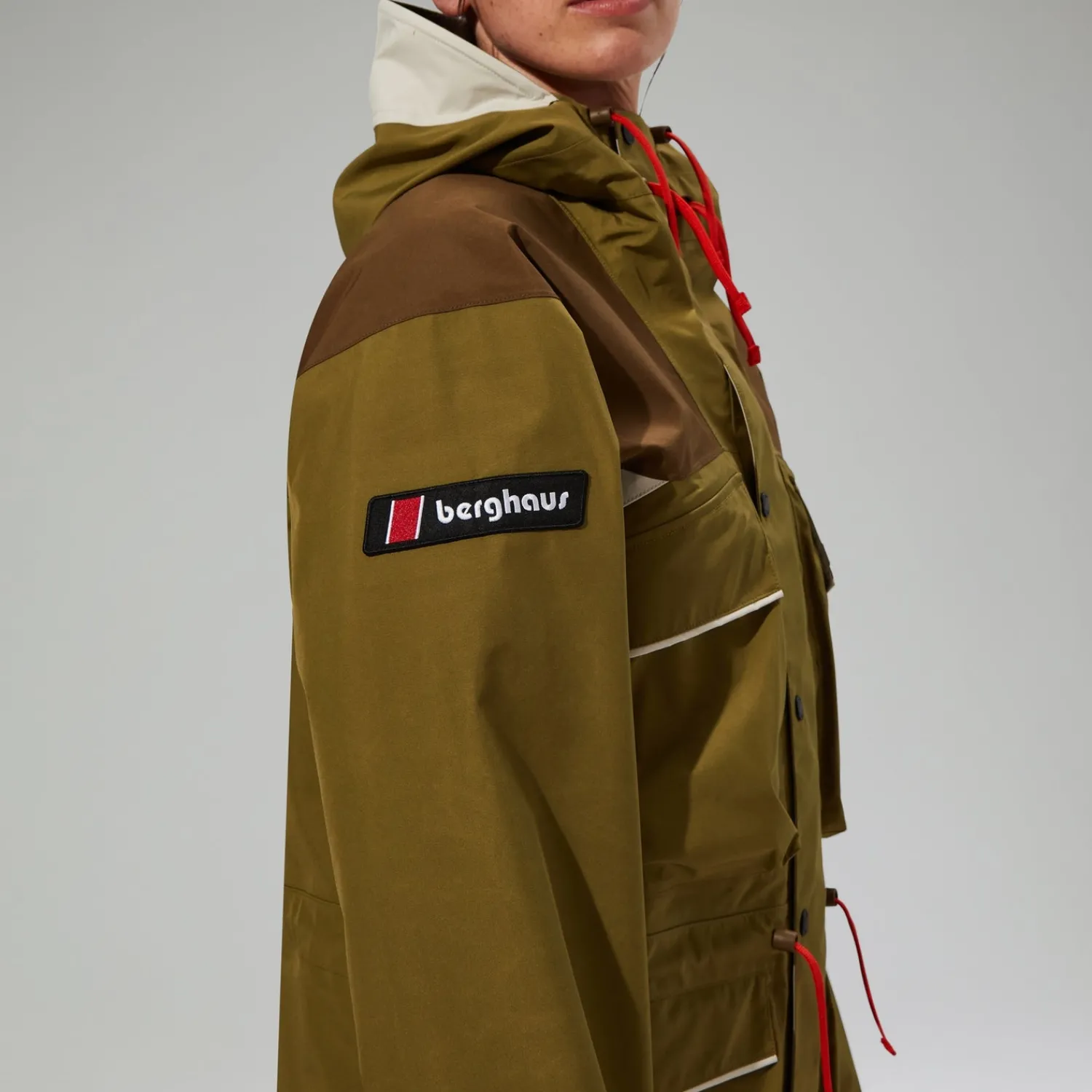 Berghaus Unisex Trango Gore-Tex Waterproof Jacket - Green/Brown Outlet
