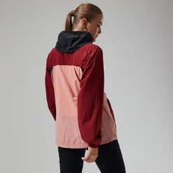 Berghaus Unisex Urban Windbreaker 21 Jacket - Pink/Dark Red Outlet