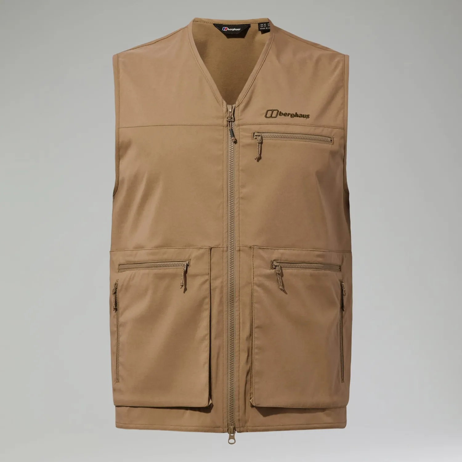 Berghaus Unisex Utility Pocket Vest Brown Fashion