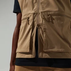 Berghaus Unisex Utility Pocket Vest Brown Fashion