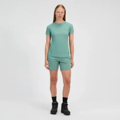 Berghaus Women's 24/7 Crew Short Sleeve Tech Tee - Green Hot