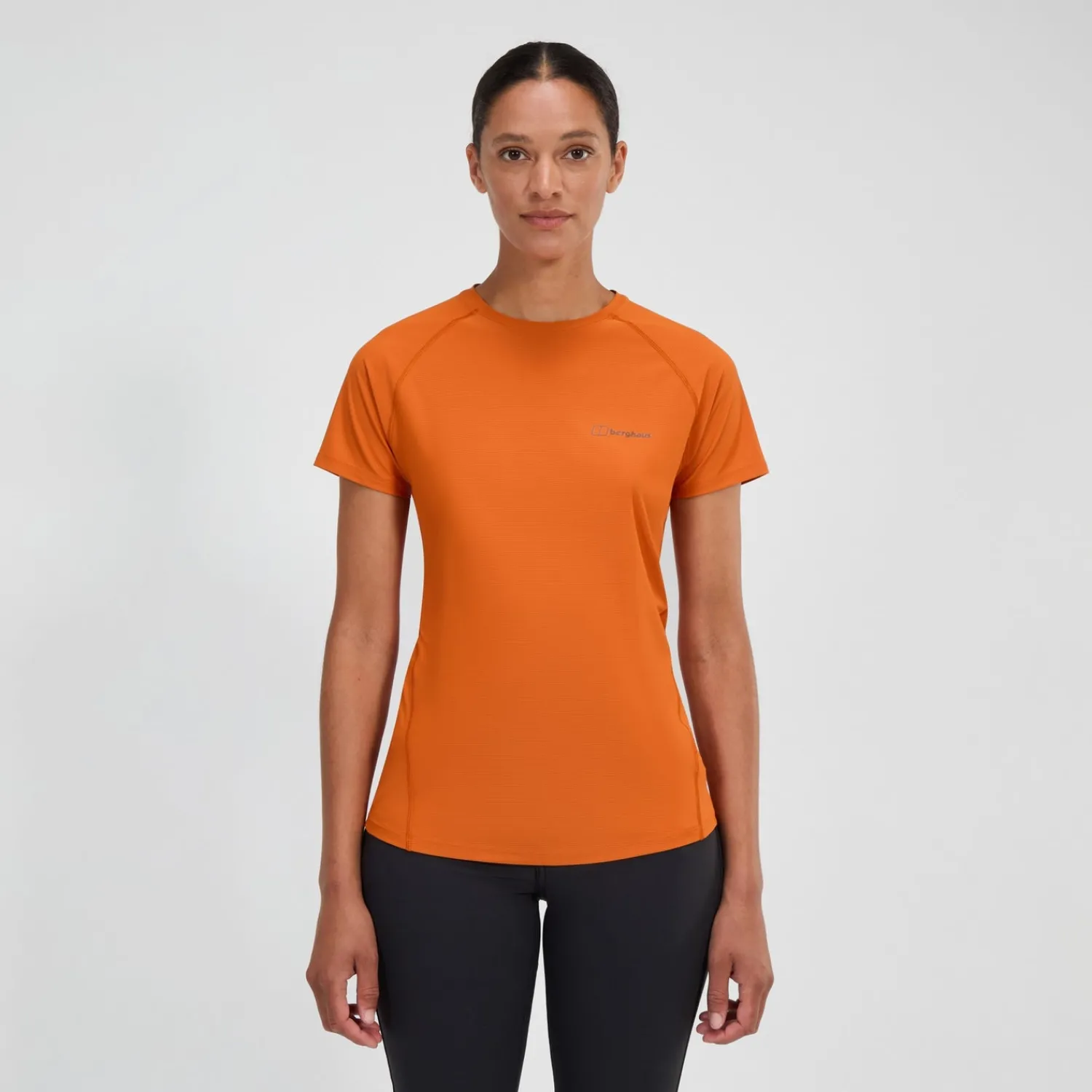 Berghaus Women's 24/7 Crew Short Sleeve Tech Tee - Orange Hot