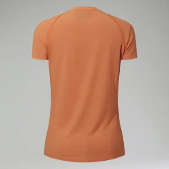 Berghaus Women's 24/7 Crew Short Sleeve Tech Tee Orange Sale
