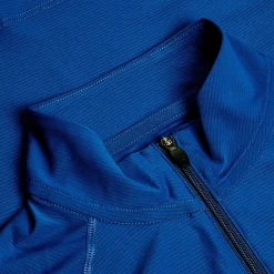 Berghaus Women's 247 Half Zip Long Sleeve Tech Tee - Blue Outlet