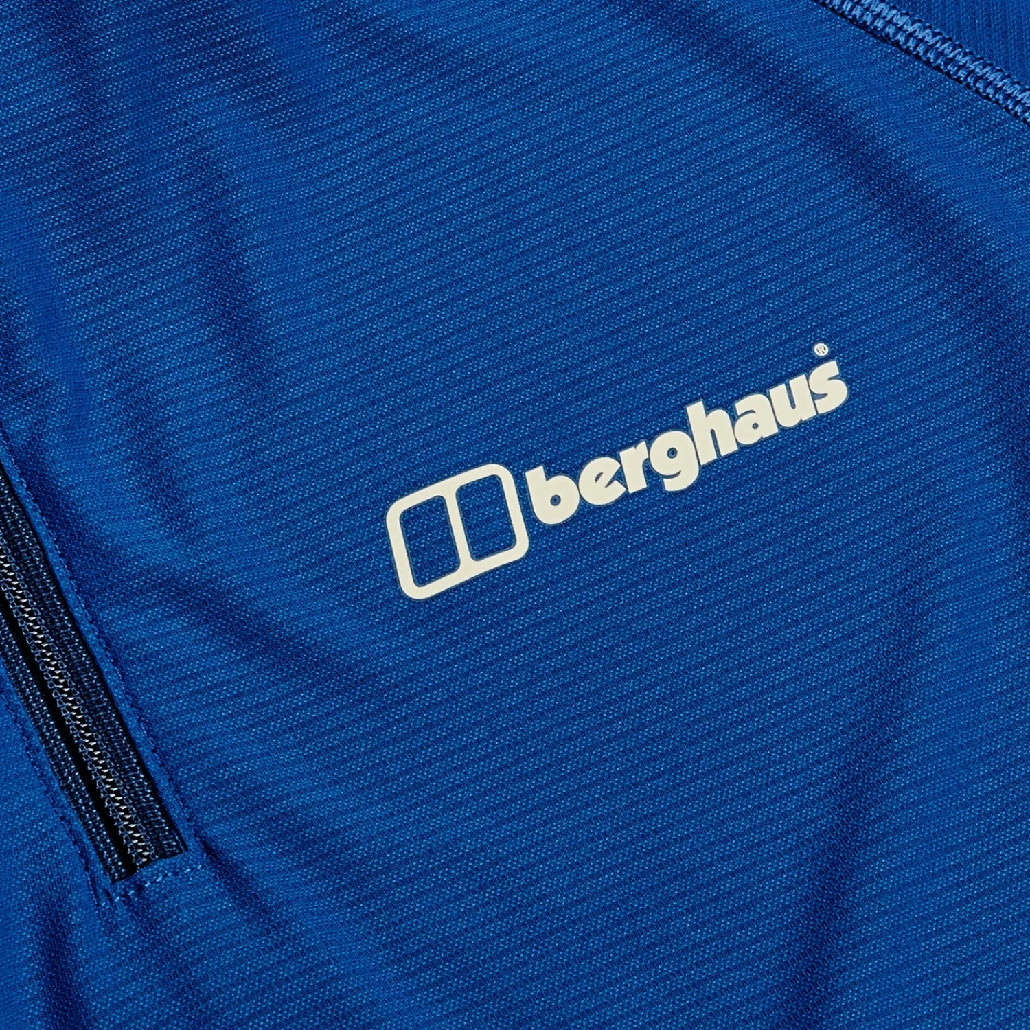 Berghaus Women's 247 Half Zip Long Sleeve Tech Tee - Blue Outlet