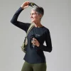 Berghaus Women's 24/7 Long Sleeve Crew Base Layer - Black Sale