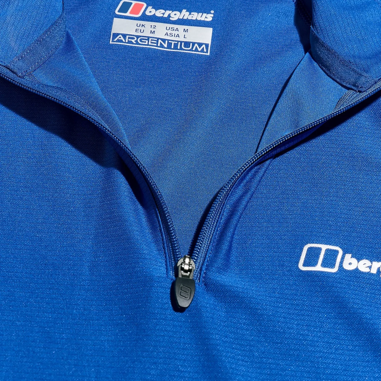 Berghaus Women's 24/7 Tech Long Sleeve Half Zip Tee - Blue Outlet