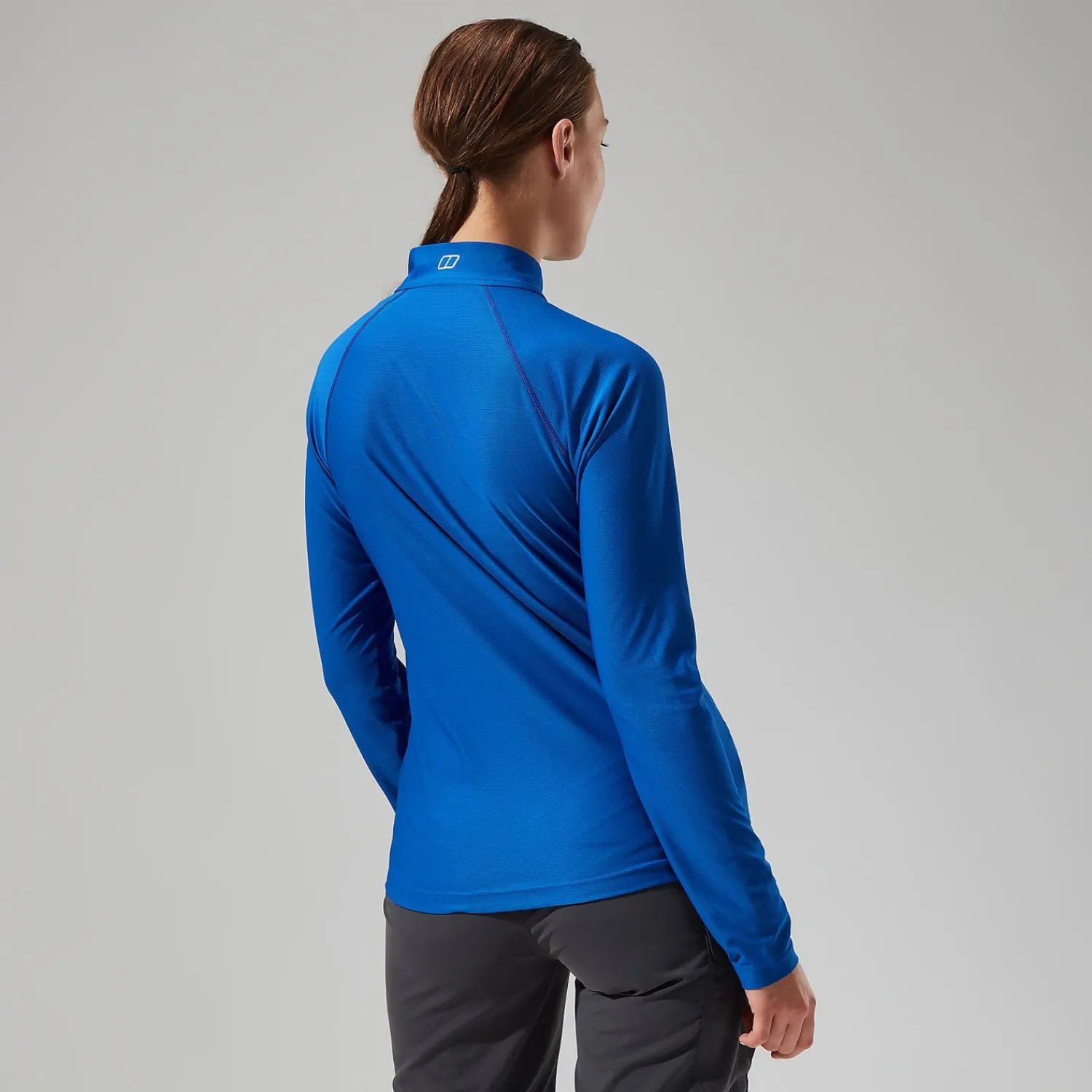 Berghaus Women's 24/7 Tech Long Sleeve Half Zip Tee - Blue Outlet