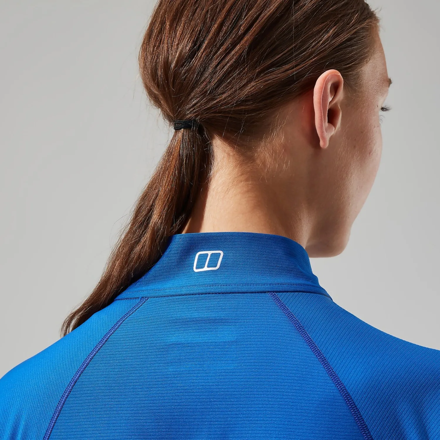Berghaus Women's 24/7 Tech Long Sleeve Half Zip Tee - Blue Outlet