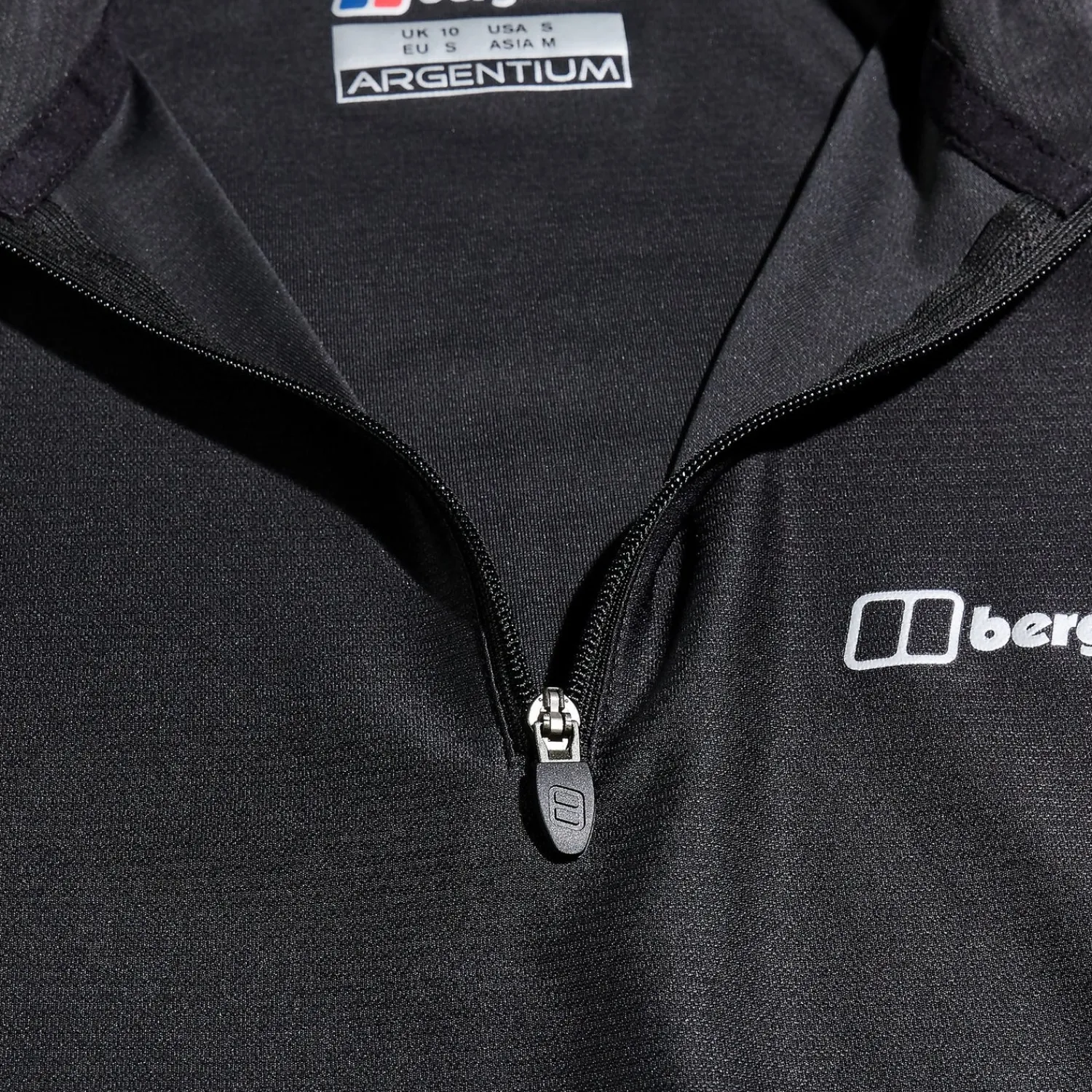 Berghaus Women's 24/7 Tech Tee Long Sleeve Half Zip - Black Best