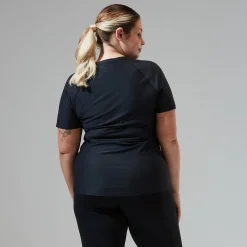 Berghaus Women's 24/7 Tech Tee Super Stretch Crew - Black Discount
