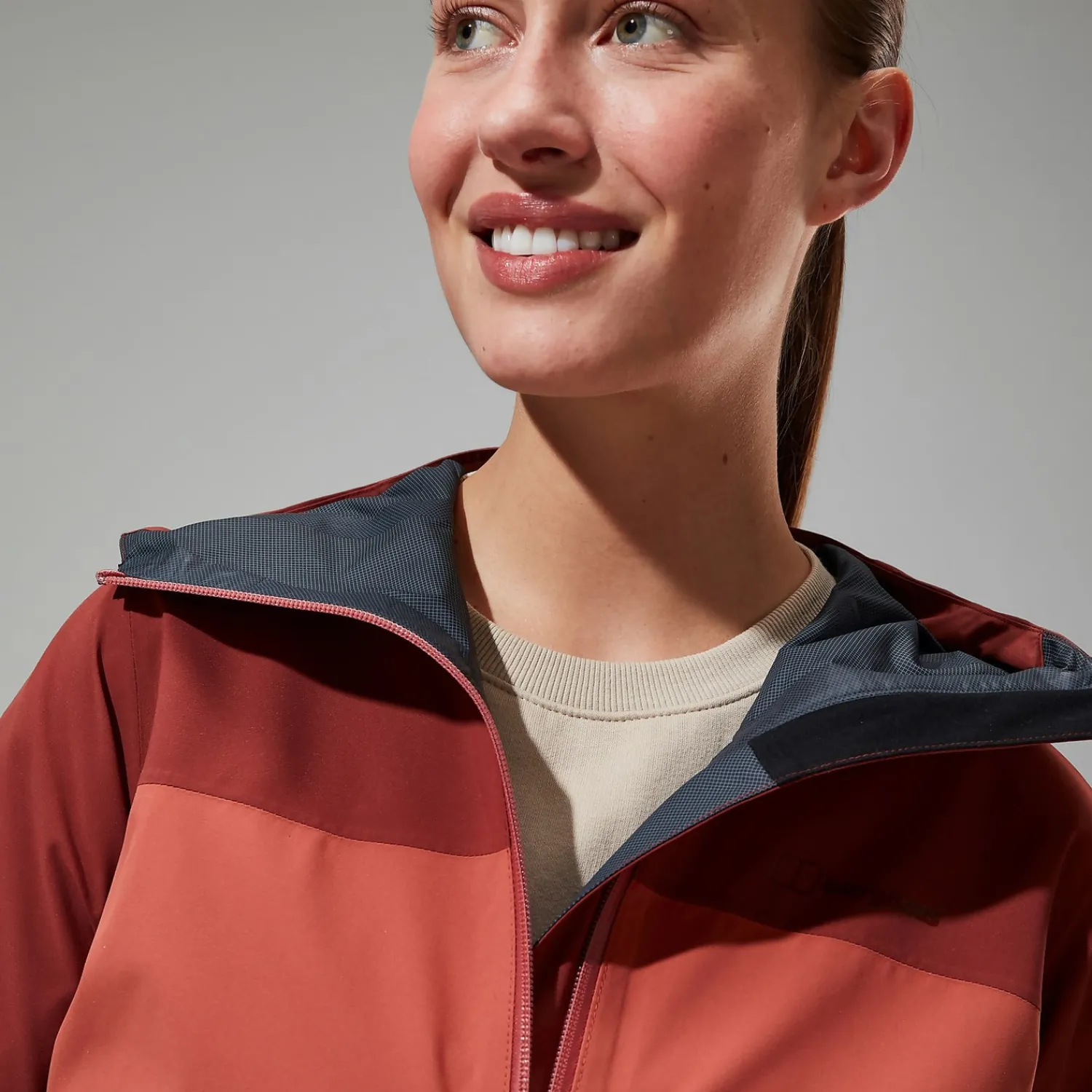 Berghaus Women's Arnaby Hooded Waterproof Jacket - Red New