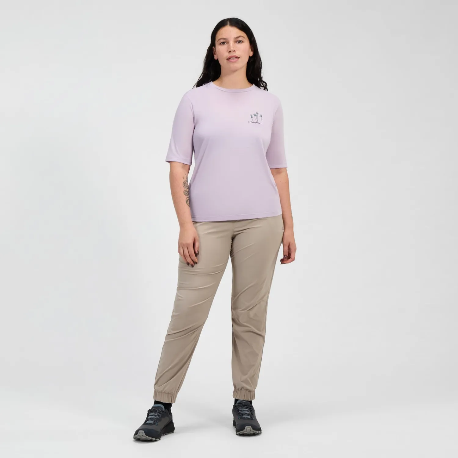 Berghaus Women's Coneflower Short Sleeve Tee - Purple Sale