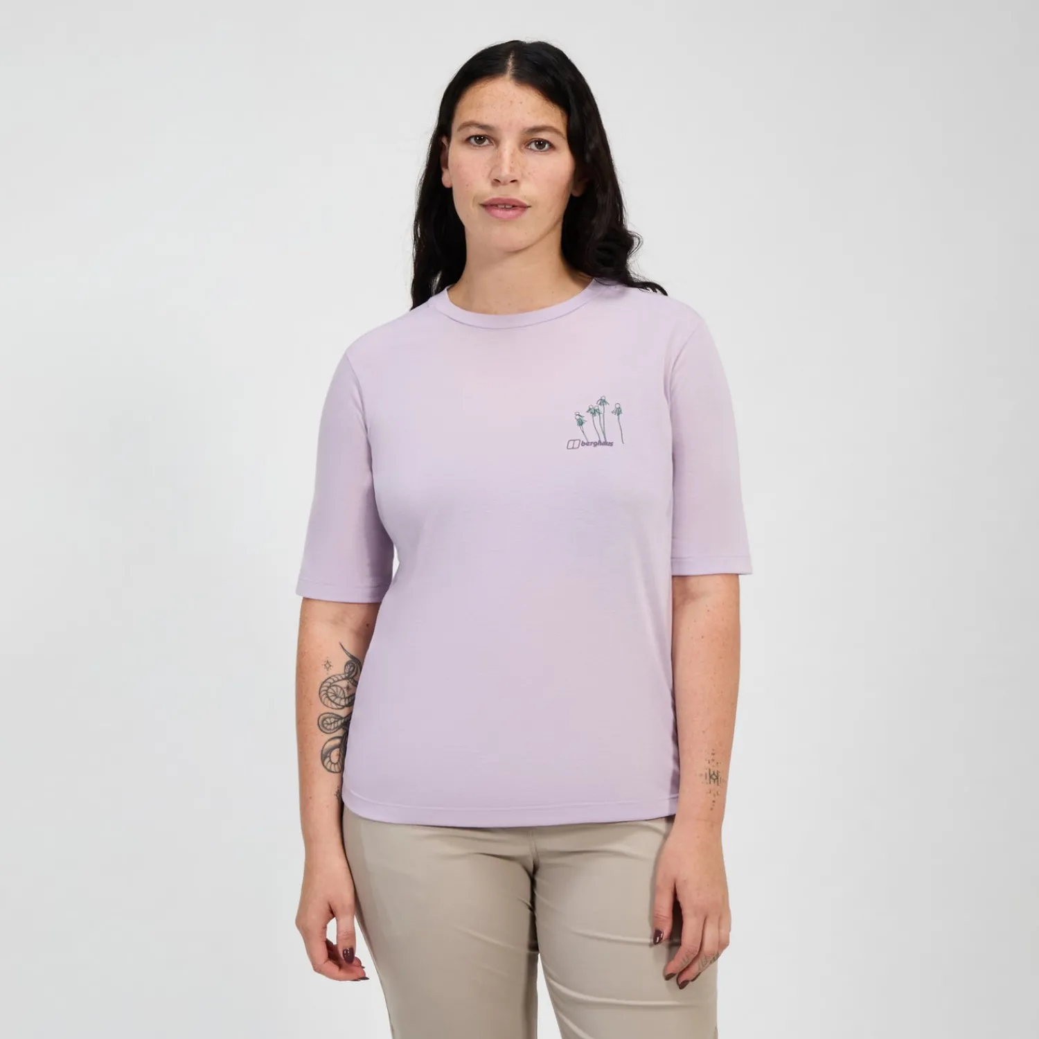 Berghaus Women's Coneflower Short Sleeve Tee - Purple Sale