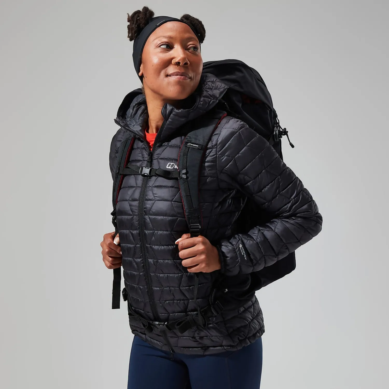 Berghaus Women's Cuillin Insulated Hoody - Black/Grey New