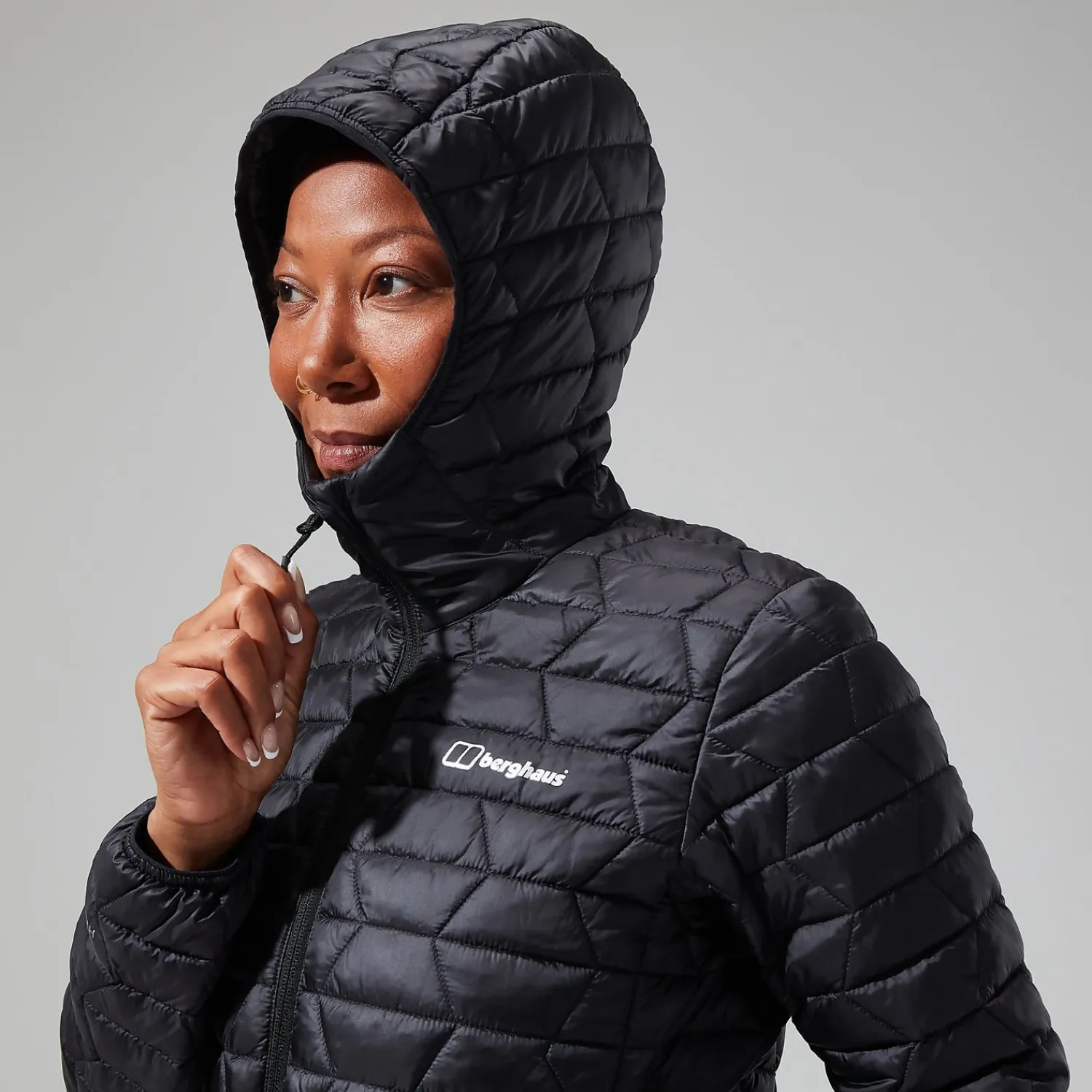 Berghaus Women's Cuillin Insulated Hoody - Black/Grey New
