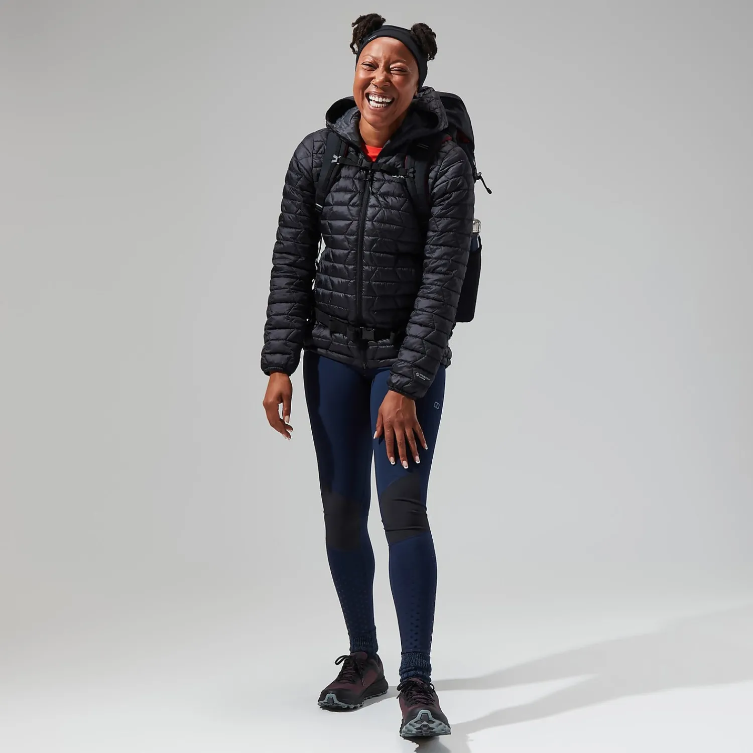 Berghaus Women's Cuillin Insulated Hoody - Black/Grey New