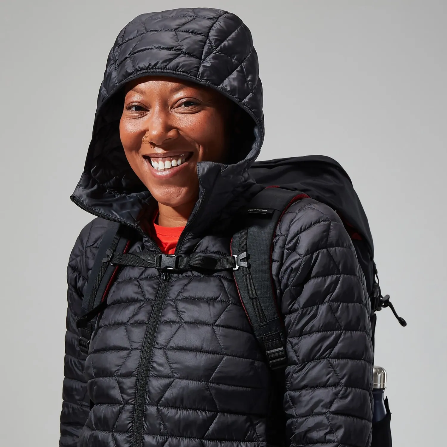 Berghaus Women's Cuillin Insulated Hoody - Black/Grey New