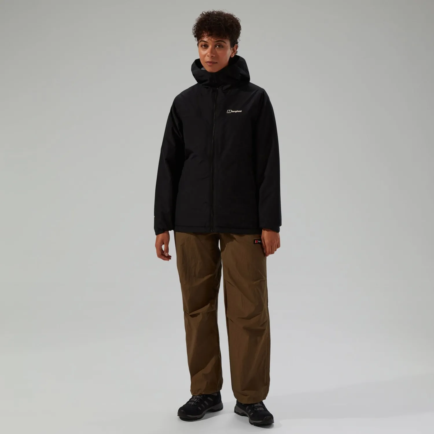 Berghaus Women's Deluge Pro 3.0 Insulated Waterproof Jacket - Black Fashion