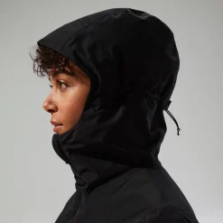 Berghaus Women's Deluge Pro 3.0 Insulated Waterproof Jacket - Black Fashion