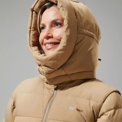 Berghaus Women's Embo 4in1 Down Insulated Long Jacket - Natural Online