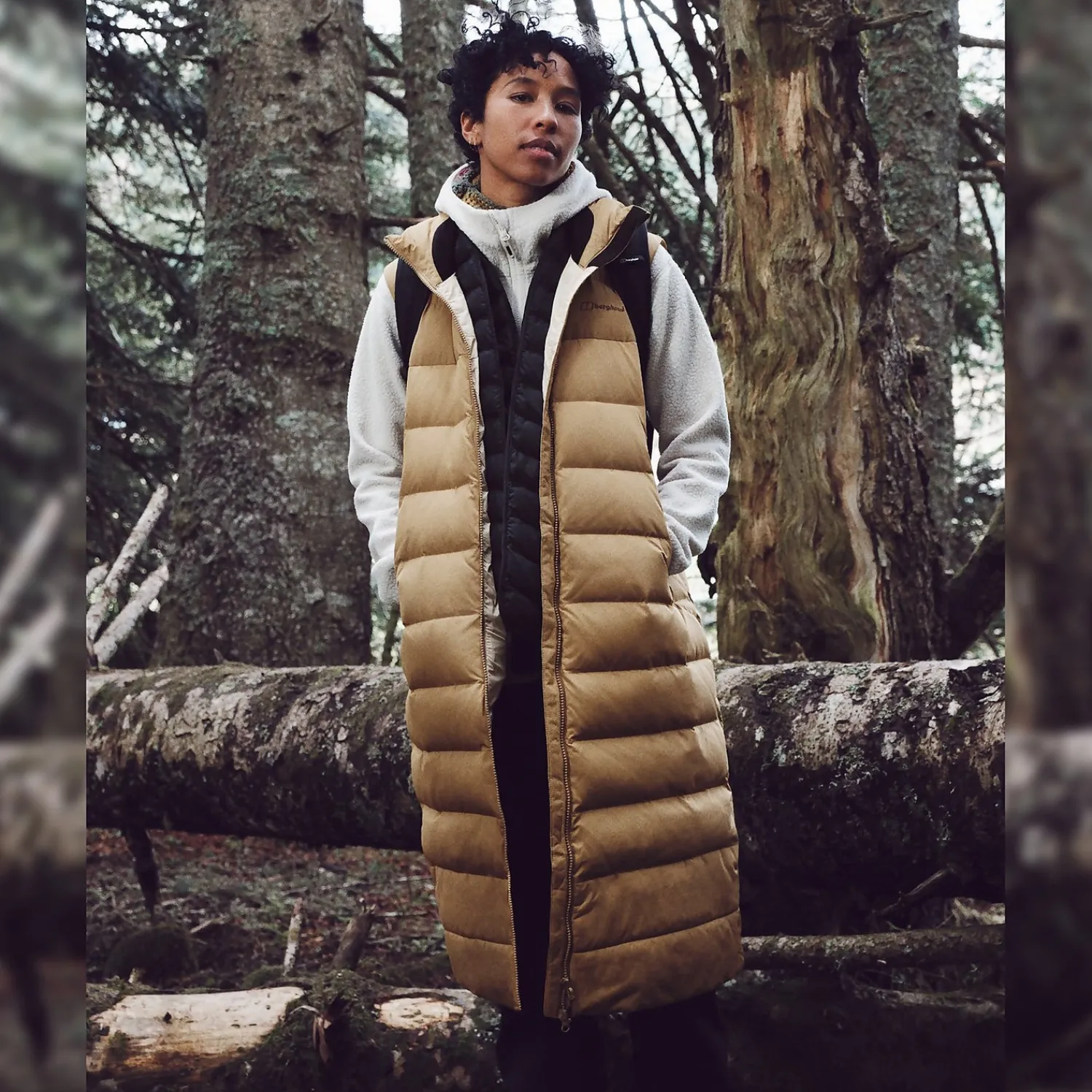 Berghaus Women's Embo 4in1 Down Insulated Long Jacket - Natural Online