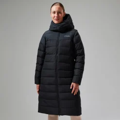 Berghaus Women's Embo 4in1 Down Insulated Long Jacket - Black Discount