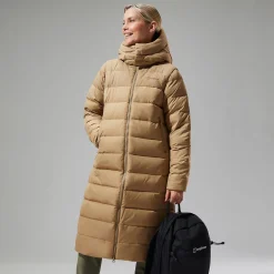 Berghaus Women's Embo 4in1 Down Insulated Long Jacket - Natural Online