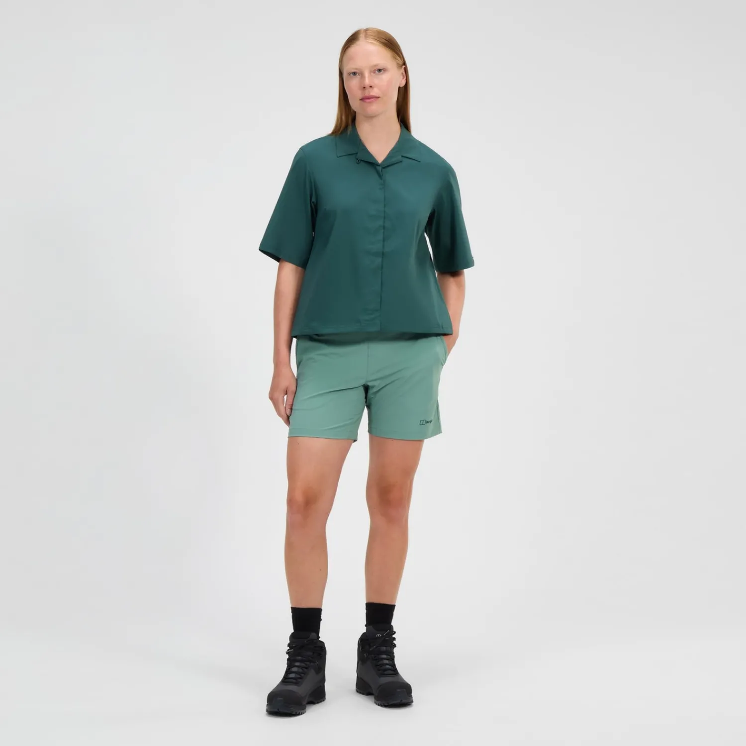 Berghaus Women's Explorer Short Sleeve Overshirt - Green Best