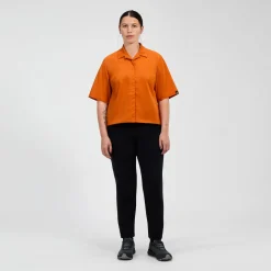 Berghaus Women's Explorer Short Sleeve Overshirt - Orange Fashion