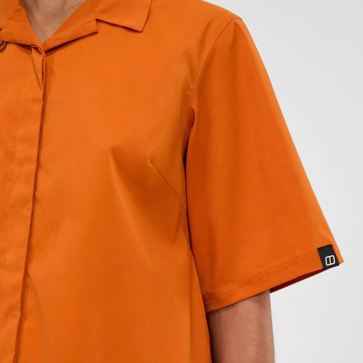 Berghaus Women's Explorer Short Sleeve Overshirt - Orange Fashion