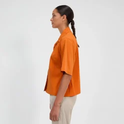 Berghaus Women's Explorer Short Sleeve Overshirt - Orange Fashion