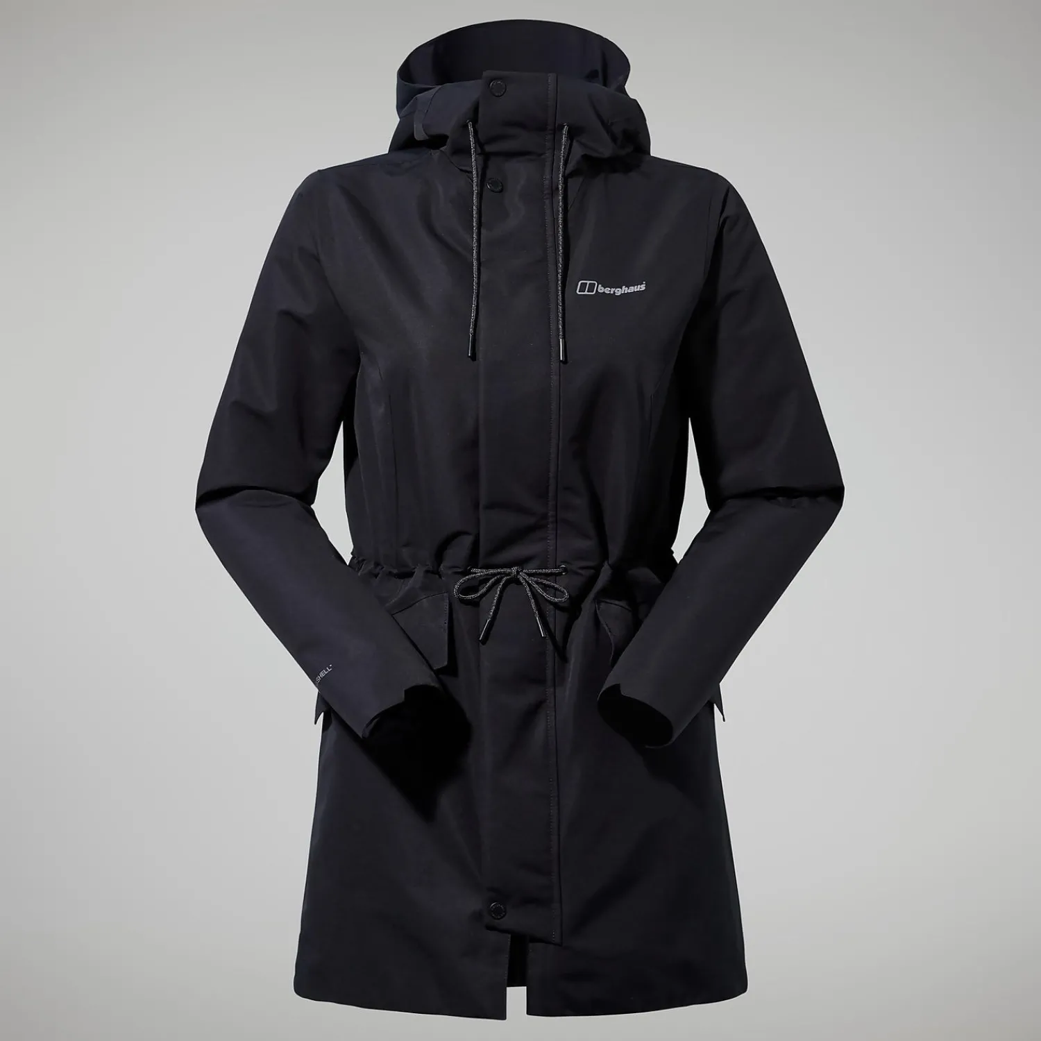 Berghaus Women's Foxghyll Hooded Parka - Black/Grey Outlet