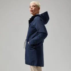 Berghaus Women's Foxghyll Hooded Parka - Dark Blue/Natural Sale