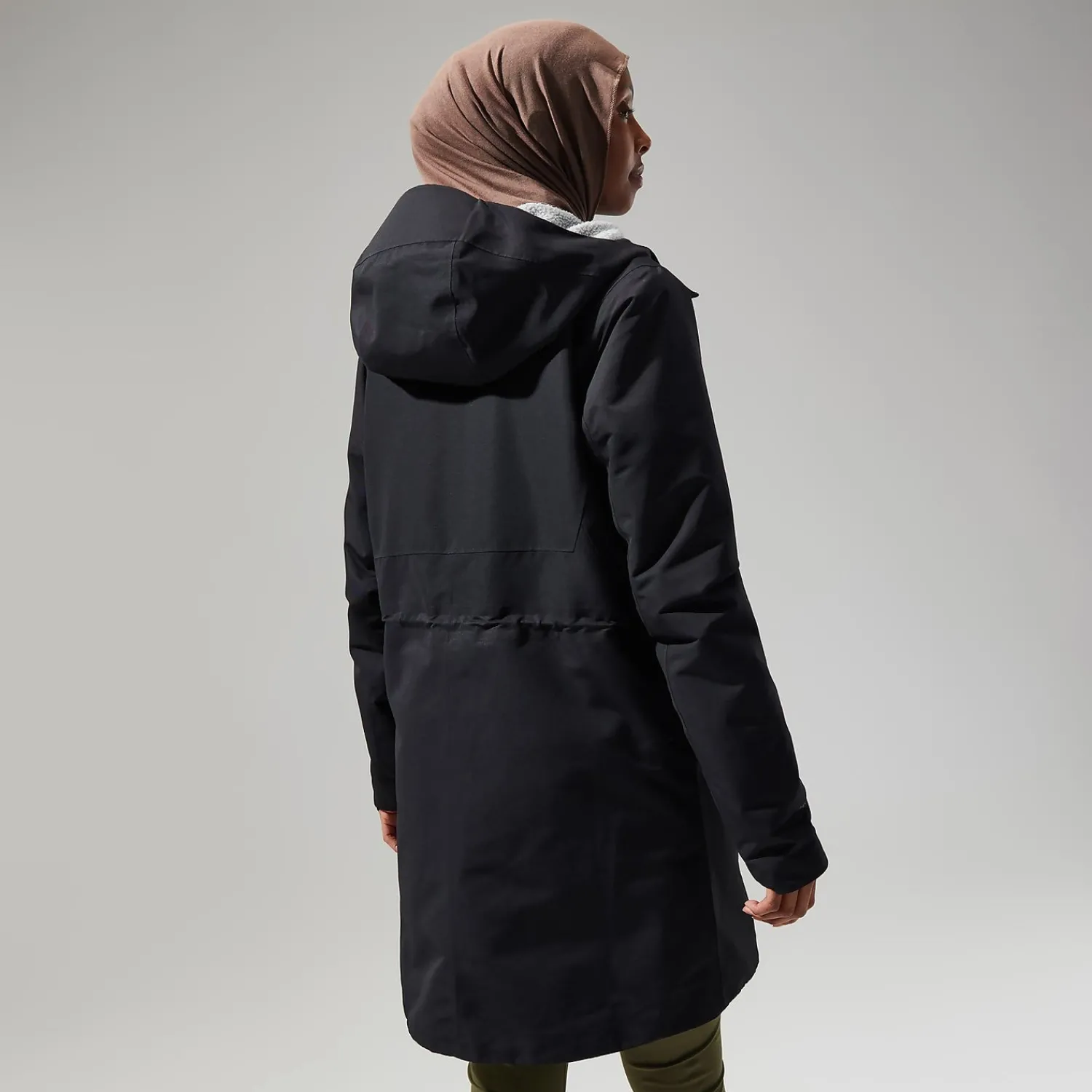 Berghaus Women's Foxghyll Hooded Parka - Black/Grey Outlet