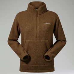 Berghaus Women's Hawksker Half Zip Fleece - Brown New