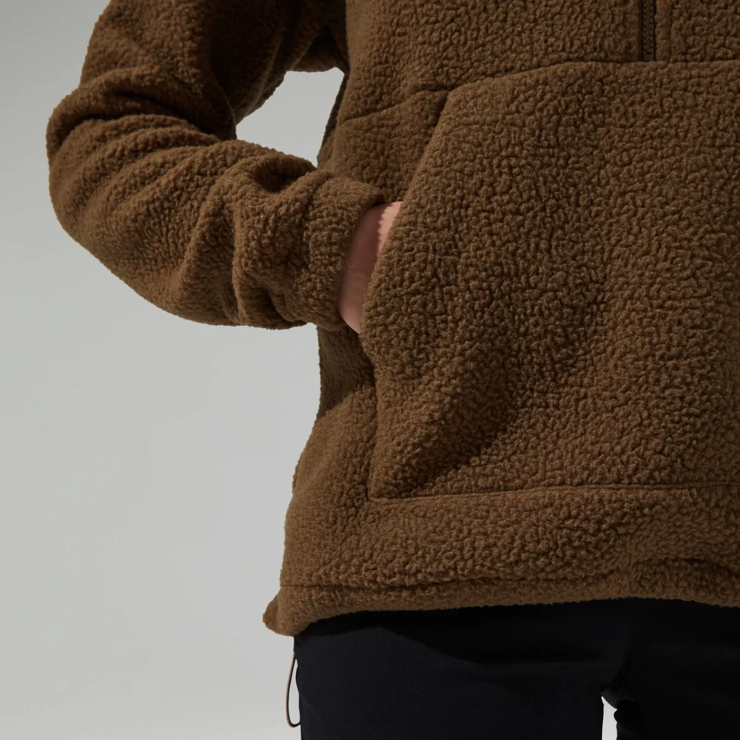 Berghaus Women's Hawksker Half Zip Fleece - Brown New