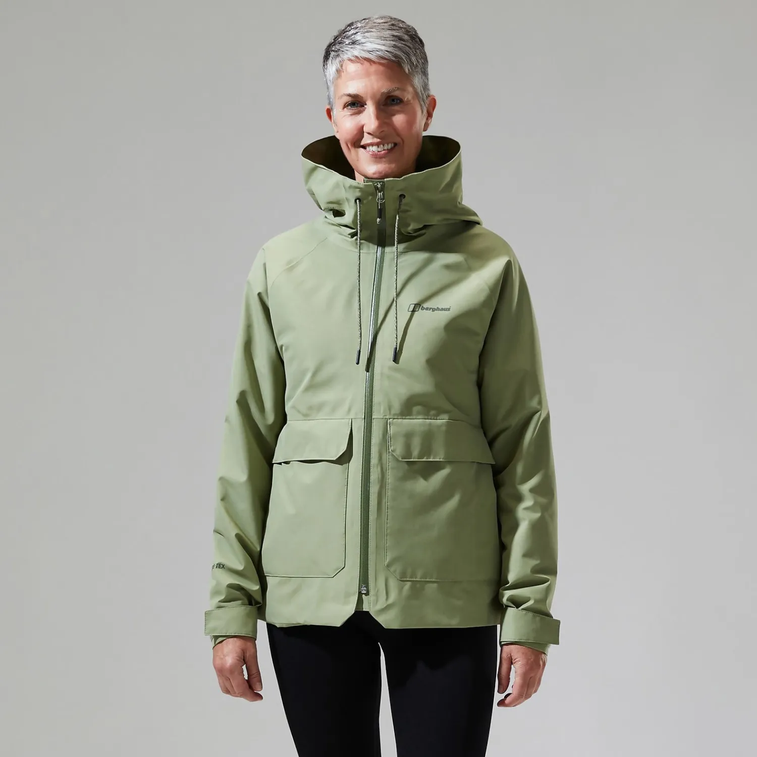 Berghaus Women's Highraise Waterproof Jacket - Green Clearance