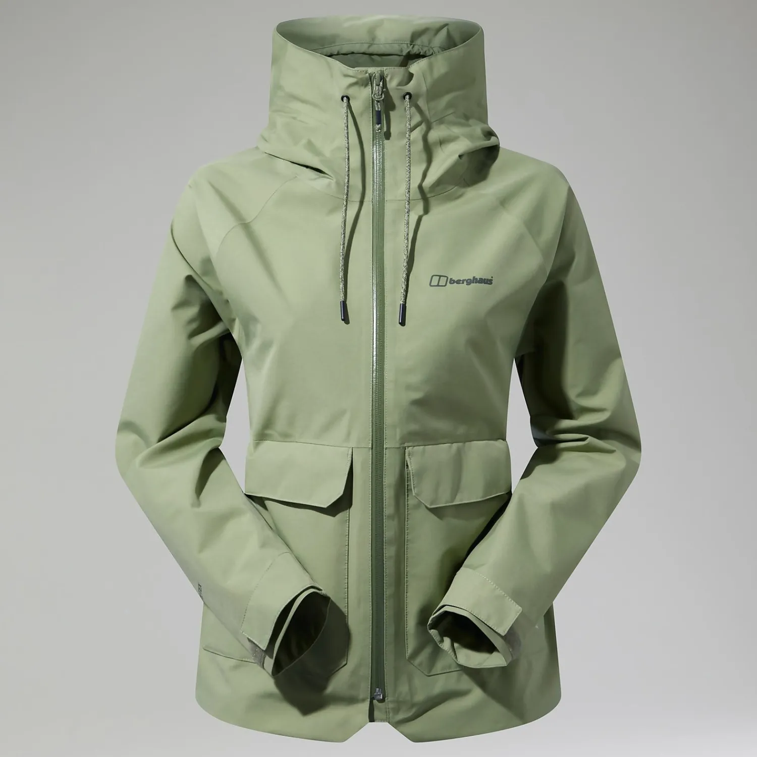 Berghaus Women's Highraise Waterproof Jacket - Green Clearance