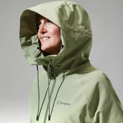 Berghaus Women's Highraise Waterproof Jacket - Green Clearance